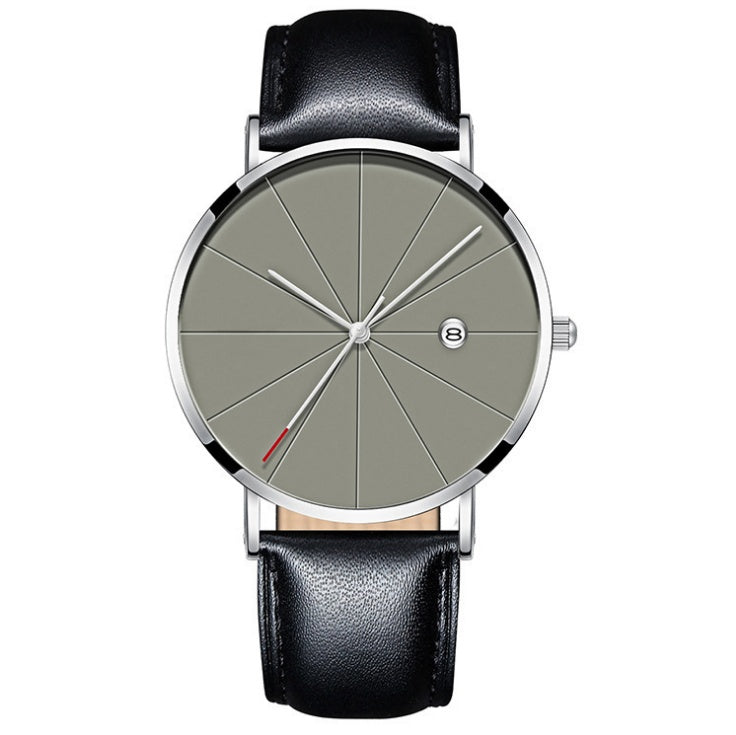 Men’s Waterproof Minimal Quartz Watch with Calendar – Elegant Business Style