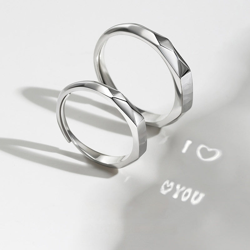 Hidden Love Projection Ring – “I Love You” Light Reveal | 925 Sterling Silver