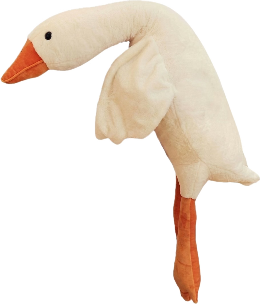 Gigantische Witte Gans Knuffel - Ultra Zacht Lichaamskussen