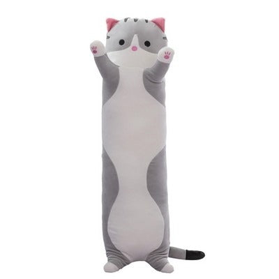 Lange Kat Knuffel - Kawaii Slaapmaatje & Kussen