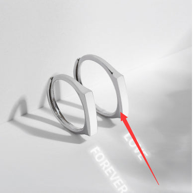 Hidden Love Projection Ring – “I Love You” Light Reveal | 925 Sterling Silver