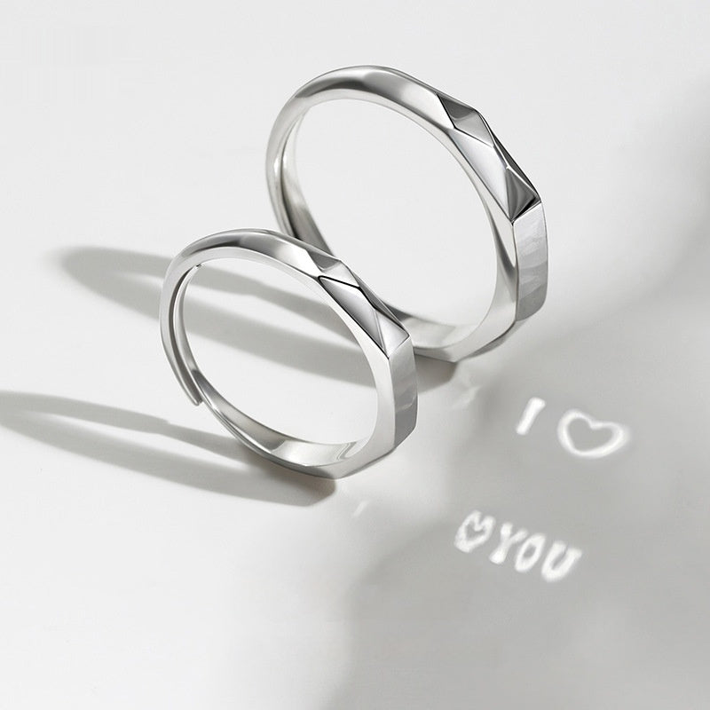 Hidden Love Projection Ring – “I Love You” Light Reveal | 925 Sterling Silver